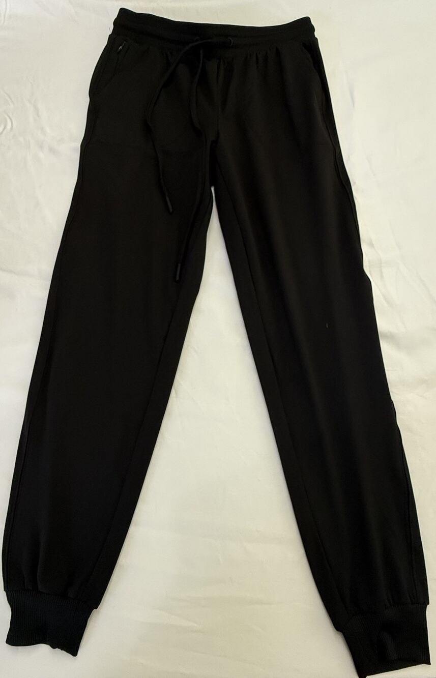 RACHEL ZOE Relaxed Fit Mid-Rise Jogger Pants Black Size Medium NWT MSRP $115